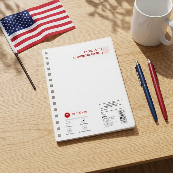 Compact A6 Notebook – 70 Sheets