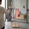 Nordic Clothes Rack with Wheels