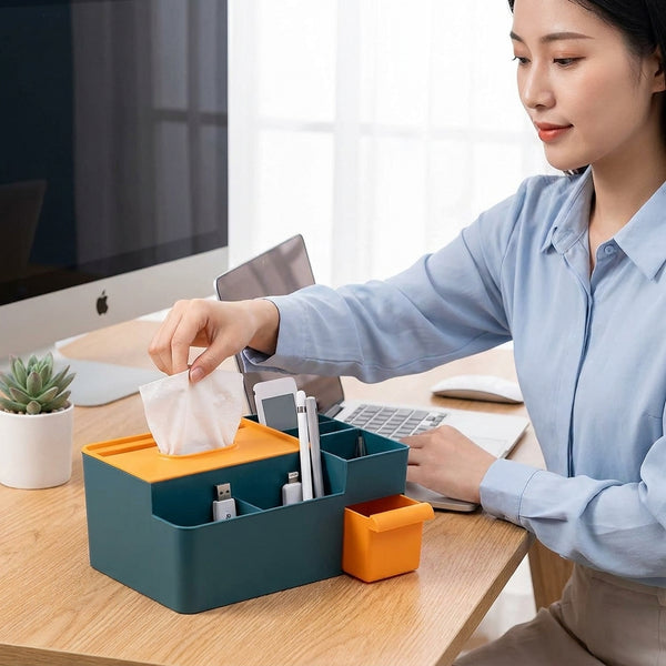 Multi Functional Facial Tissue Holder