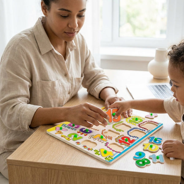 Wooden Number Puzzle