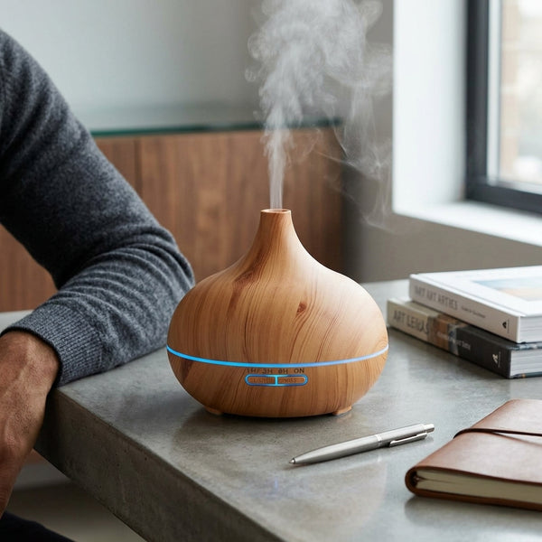 Wood Grain Ultrasonic Aroma Diffuser