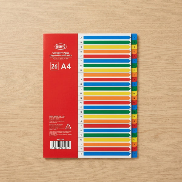 Multipurpose File Folder Pack 26 Sheets