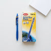 12 pcs Quick-Dry Semi-Gel Pens 0.7mm Blue