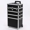 4 in 1 Professional Aluminium Makeup Cosmetics Travel Case