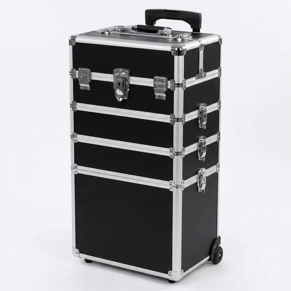 4 in 1 Professional Aluminium Makeup Cosmetics Travel Case