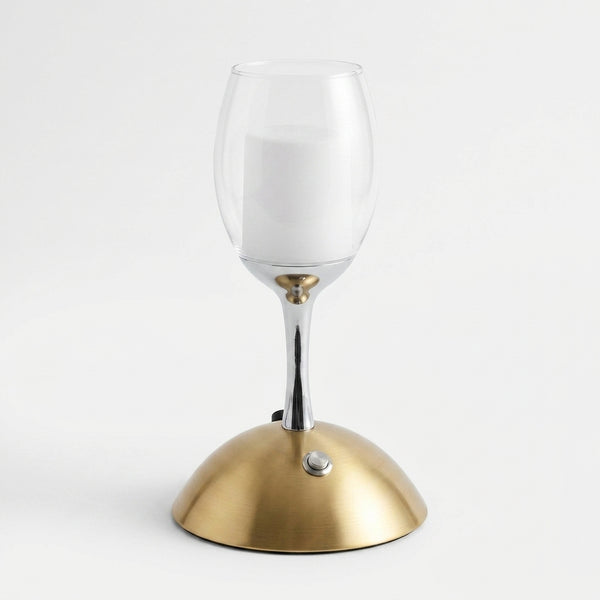 Rechargeable Wine Glass Shaped Table Lamp