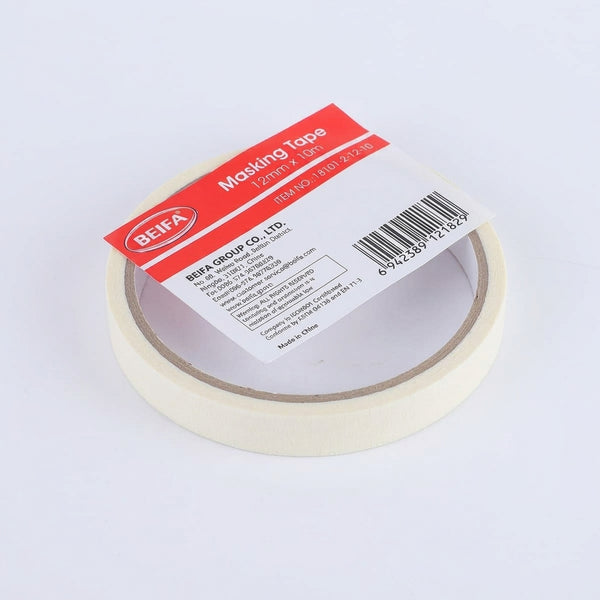 Off-White Textured Paper White Masking Tape12mm × 10M