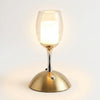 Rechargeable Wine Glass Shaped Table Lamp
