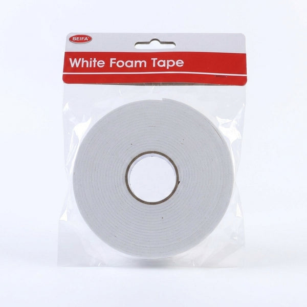 White Foam Tape – 15mm × 5M × 1mm