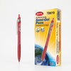 12 pcs Quick-Dry Semi-Gel Pens 0.7mm Red
