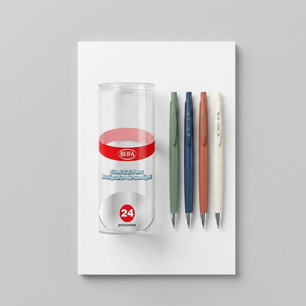 1 Millimeter Black Ink Pens (12pcs)