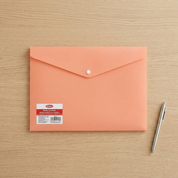 Coloured Snap Storage Pockets (For Office/Schools)