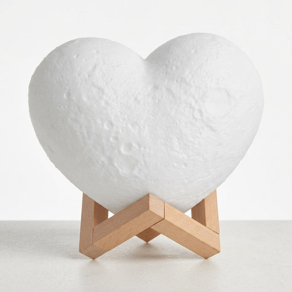 3D Heart Moon Lamp 12CM