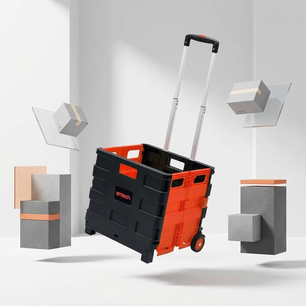 Double-Wheel Shopping Cart For Storage