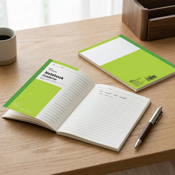 Compact A5 Notebook – 80 Sheets