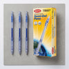 12 Pcs Semi-Gel Blue Ink Pens - Smooth Writing for All Needs