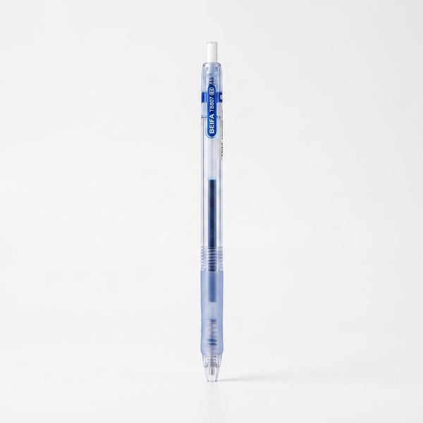 12 Pcs Semi-Gel Blue Ink Pens - Smooth Writing for All Needs