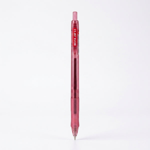12pcs ST Tip Semi Gel Pens Red