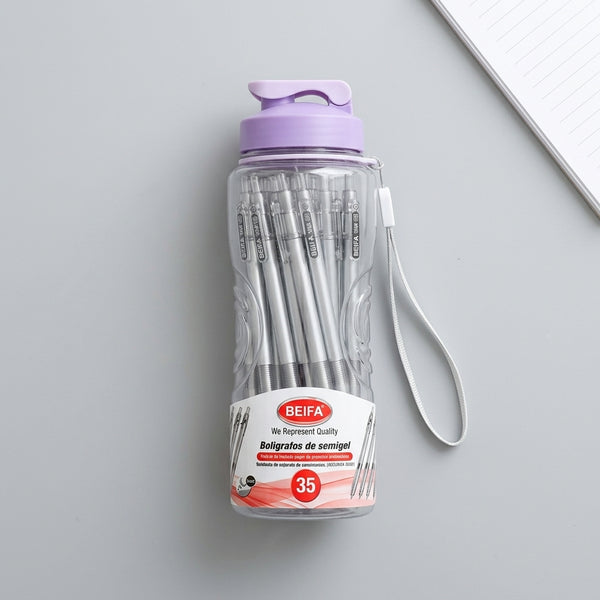 Semi-Gel Ink Clicking Pen (0.7, Black)