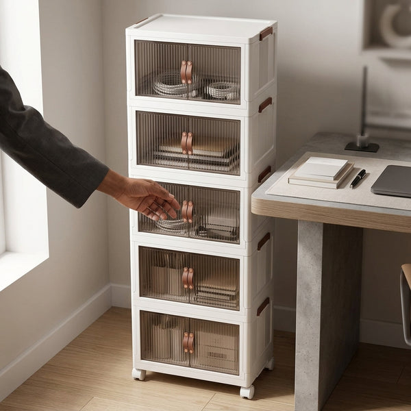 5 Layer Stackable Storage Box Organisers