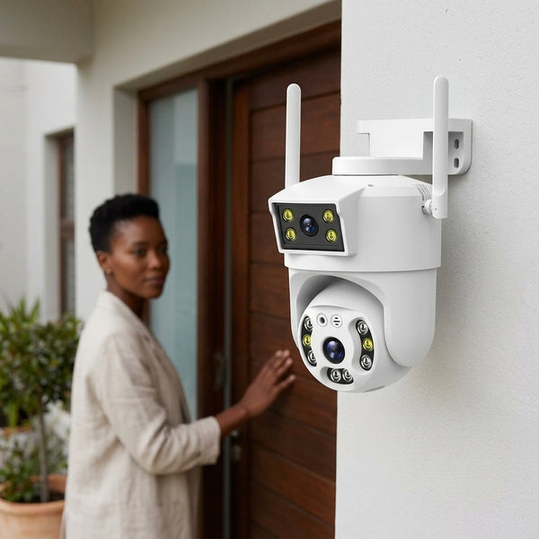 WiFi Dual Lens 6MP Camera Motion Detection