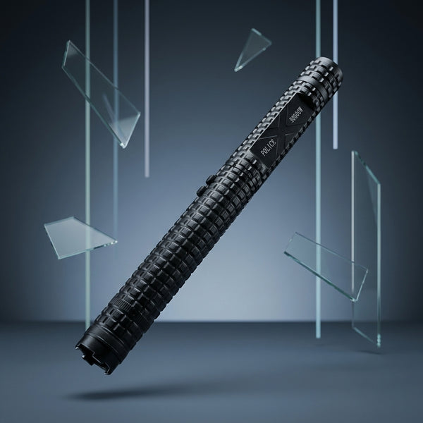 Super Stun Baton with Led Flashlight