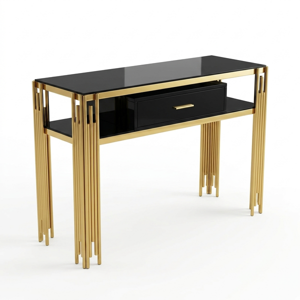 Modern Console Table with Storage