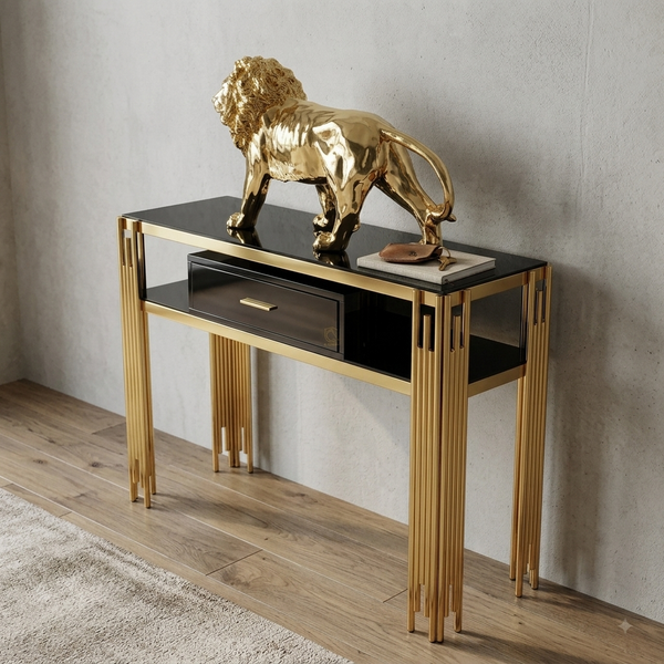 Modern Console Table with Storage