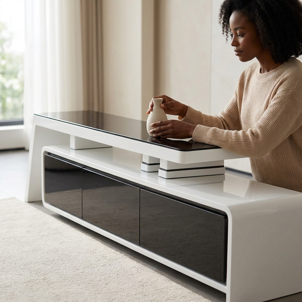 Modern TV Stand with Storage