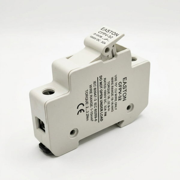 DC Circuit Breaker 32A High Voltage Protection Switch in compact design for reliable circuit interruption.
