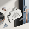 DC Circuit Breaker 32A High Voltage Protection Switch shown in a modern design with electrical circuit elements.