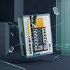 7-Channel USB Live Sound Mixer product packaging showcasing channels and controls for audio mixing.