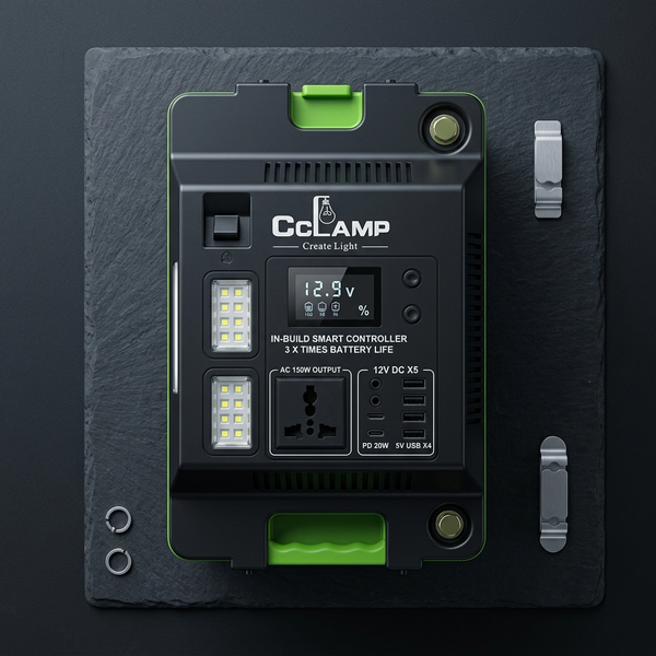 720Wh Portable Power Station AC Output USB-C Solar, featuring an in-built smart controller and multiple output options.