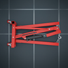 Top view of 2-Ton Hydraulic Engine Hoist showcasing its folded frame and hydraulic lifting mechanism.