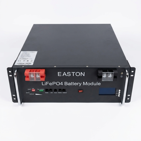 51.2V 100Ah 5.12kWh LiFePO4 Rack Mount Battery for solar and backup power systems