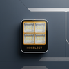 Portable Quad-Panel LED Solar Work Light showcasing its four-panel design for versatile illumination.