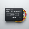 30A DC power transformer 24v to 12v showing input and output connections on the converter