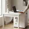 Smart Office Desk Pedestal Power Outlets Lock Drawer with integrated cable management and storage options.