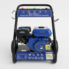 Gasoline Powered High-Pressure Washer on a portable frame with 7.0 HP engine and control panel for outdoor cleaning tasks.