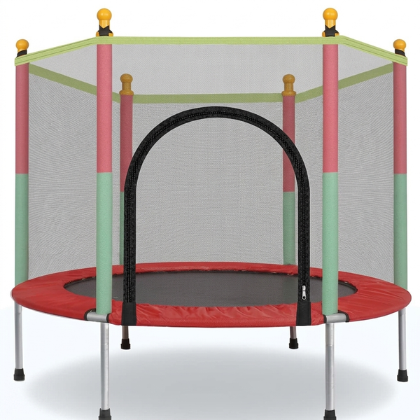1.4m Kids Trampoline with Safety Net