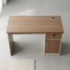 1.2m Office Desk with Storage Drawers featuring a wooden surface and built-in storage drawer.