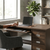 1.2m Office Desk with 3 Drawers, modern workspace featuring a laptop and coffee cup, perfect for organization.