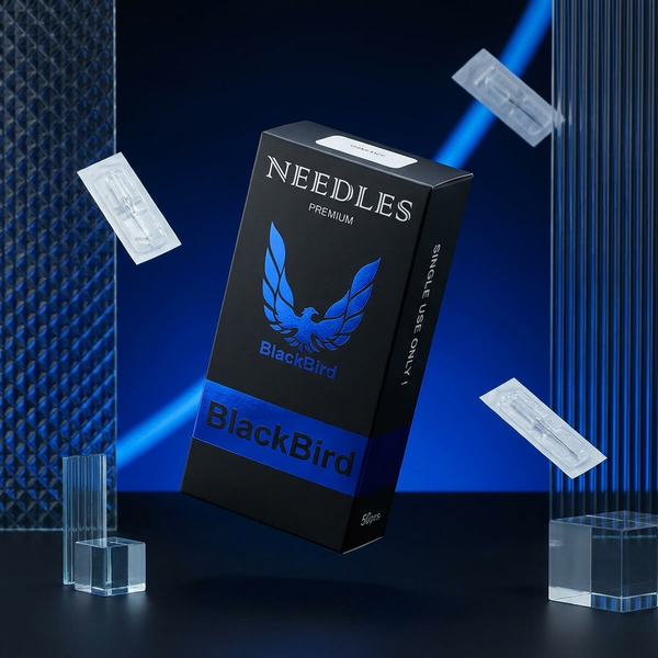 50x BlackBird Tattoo Needles Premium Sterile Disposable Needles