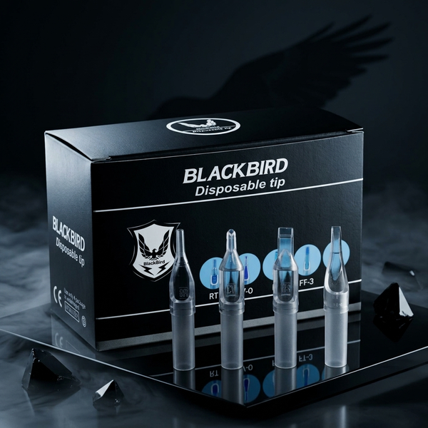 BlackBird Tattoo Needle Tips Disposable Tips Pack Of 50