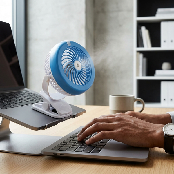 Cordless Rechargeable Cool Mist Fan