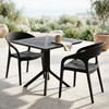 Perforated Table and Chair Set