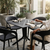 Perforated Table and Chair Set