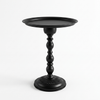 Modern Black Round Side Table