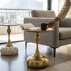 Modern Round Pedestal Side Table