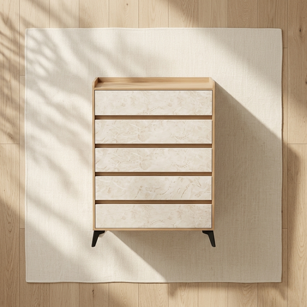 Modern Multi-Drawer Storage Chest